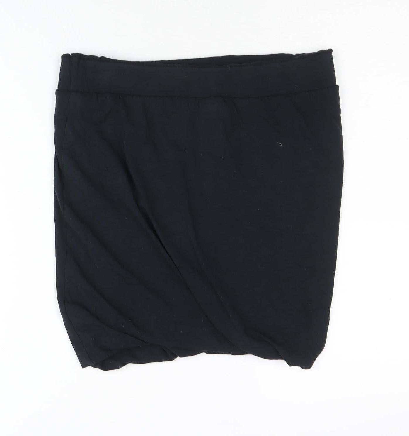 Bench Womens Black Short Pencil Skirt Size S Modal Stretch