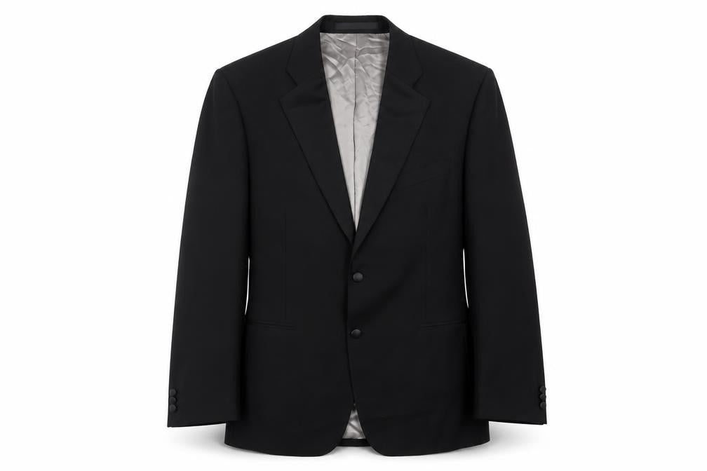 Marks & Spencer Men's Black Wool Suit Jacket 42L Long Classic