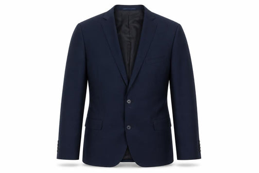 George Men’s Blue Blazer Jacket 44R Regular Fit Polyester Viscose