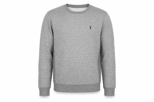 Next Men's Grey Small Crew Neck Sweatshirt Pullover Logo
