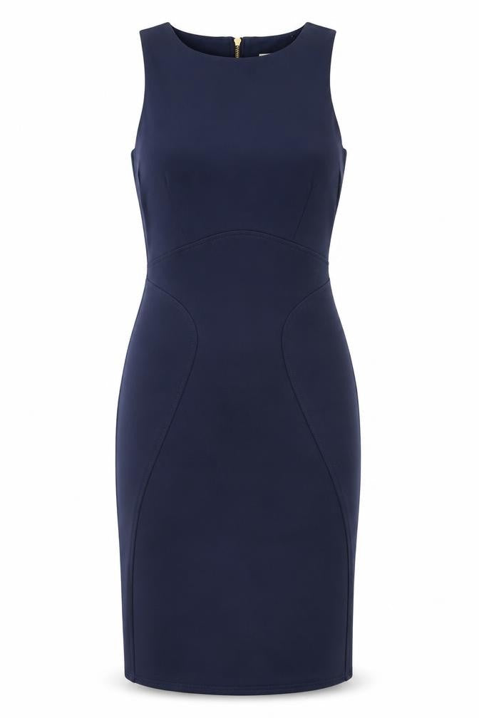 Almari Women’s Blue Bodycon Knee Length Dress Size 10