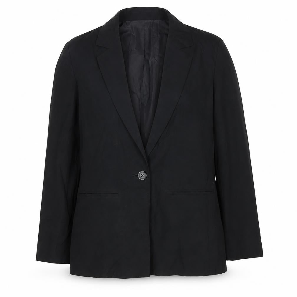 Cotton On Womens Black Blazer Jacket Size 8 Single Breasted Workwear