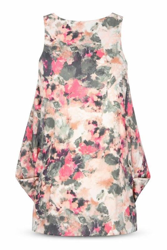 H&M Women’s Multicoloured Floral Sheath Dress Size 8 Sleeveless