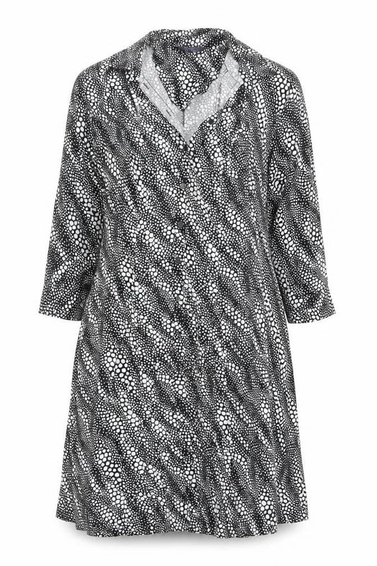 Marks & Spencer Women’s Black Polka Dot Midi Wrap Dress Size 14