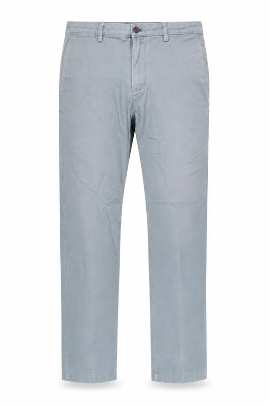 Lands' End Mens Blue Chino Trousers Straight Fit Size 35