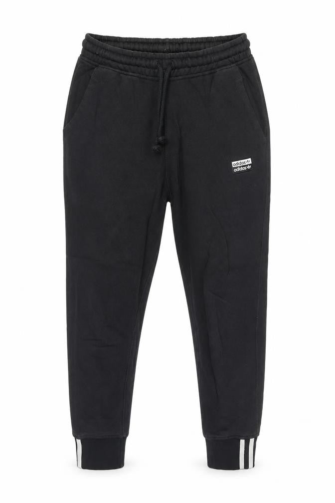 Adidas Womens Black Jogger Sweatpants Size 8 Cotton Blend Activewear