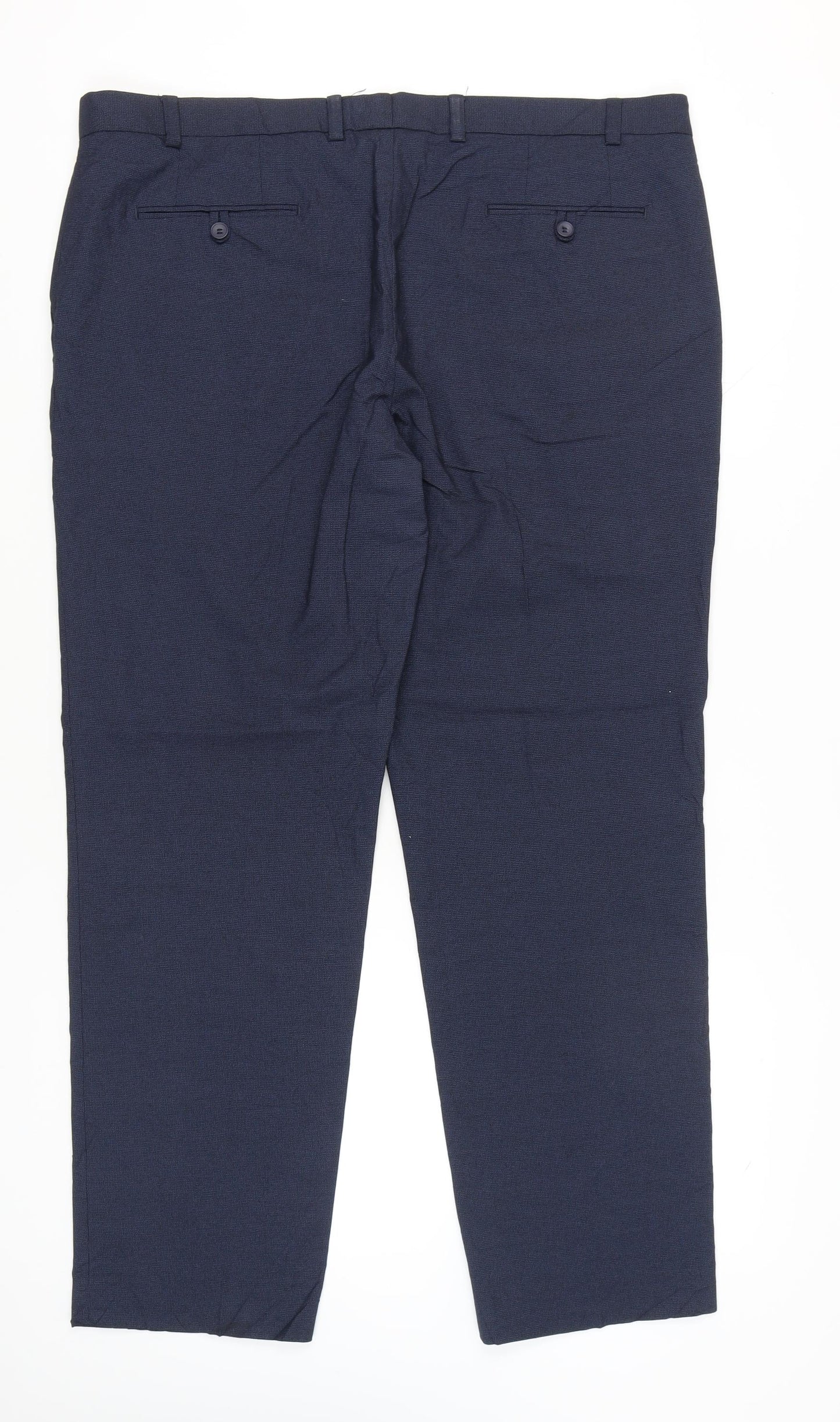 Tu Man Blue Tailored Fit Men’s Dress Trousers 40W 31L