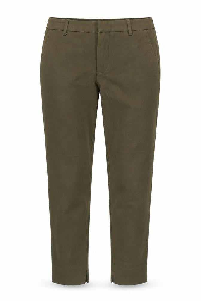 Zara Woman Green Slim Fit Chino Trousers Womens Size 2