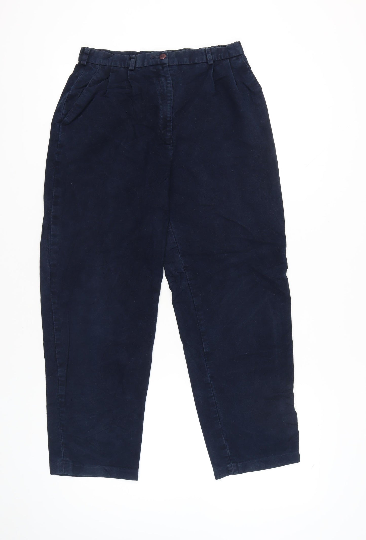 Country Collection Womens Blue Size 12 Chino Trousers Cotton
