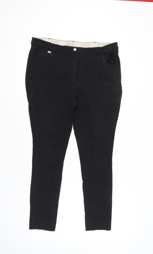 Hy Performance Womens Black Size 10 Slim Jegging Trousers