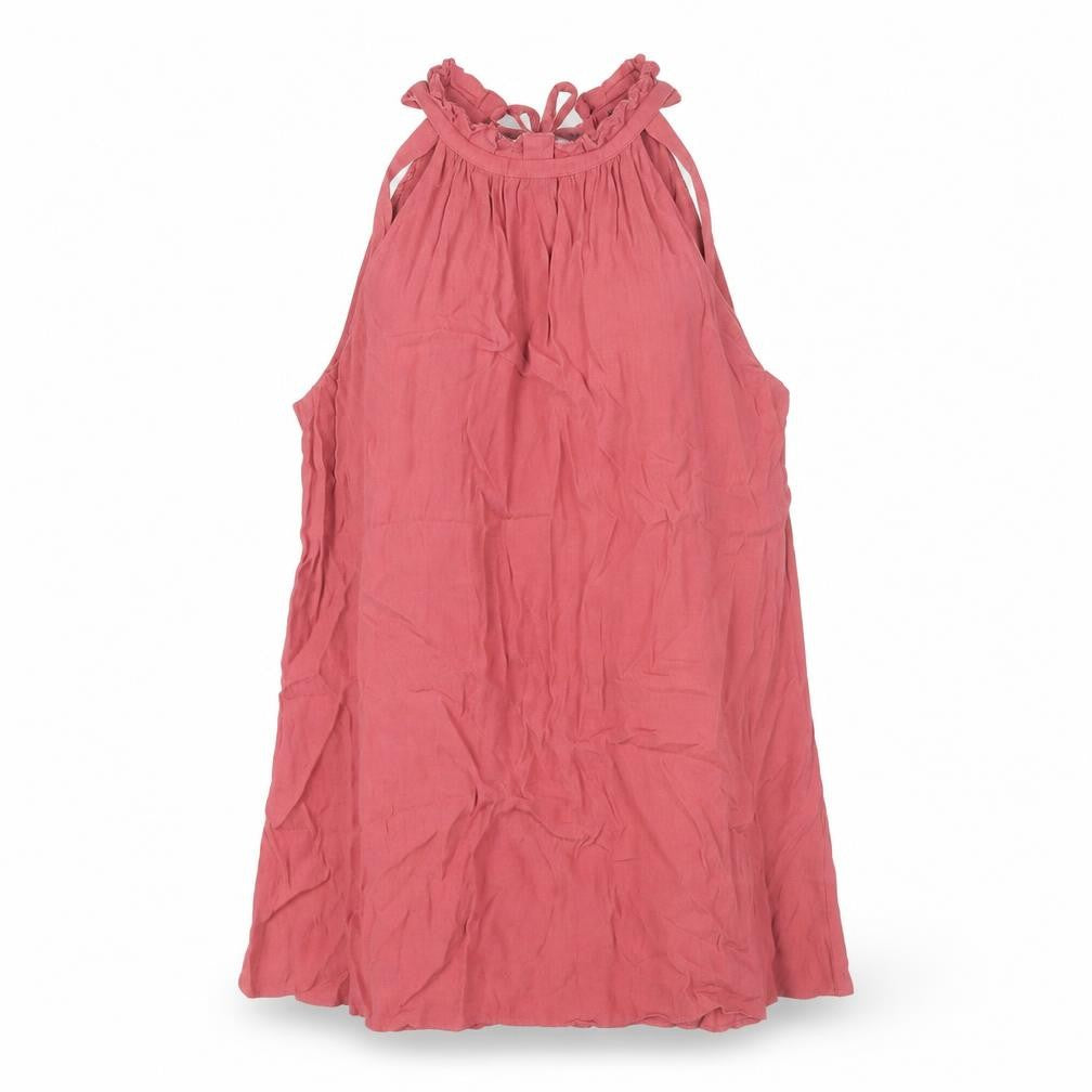 Warehouse Womens Pink Halter Neck Sleeveless Viscose Tank Top Size 6