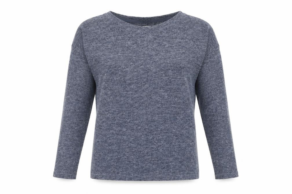 Zara Women’s Blue Slim Fit Knit Jumper Size S Long Sleeve