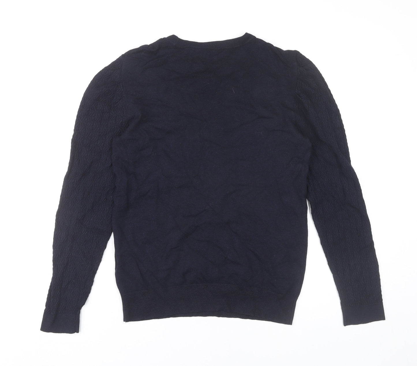 Principles by Ben de Lisi Womens Blue Size 12 Crew Neck Knit Jumper