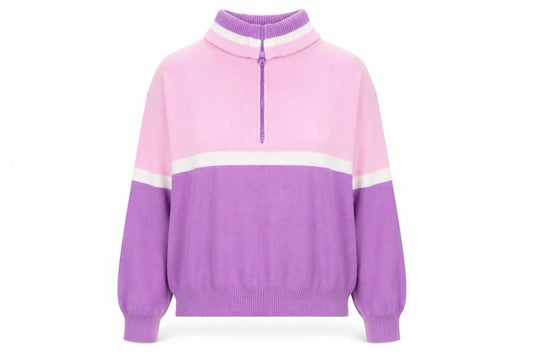 Urban Outfitters Women’s Pink Purple High Neck Pullover Jumper Size S