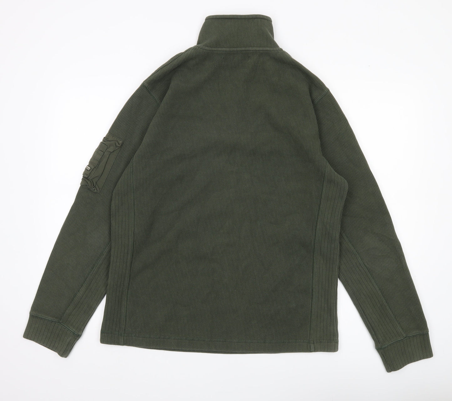 Ben Sherman Men's Green L 1/2 Zip Mock Neck Sweatshirt