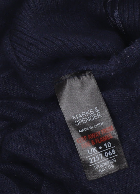 Marks & Spencer Women’s Blue Long Sleeve Open Cardigan Size 10