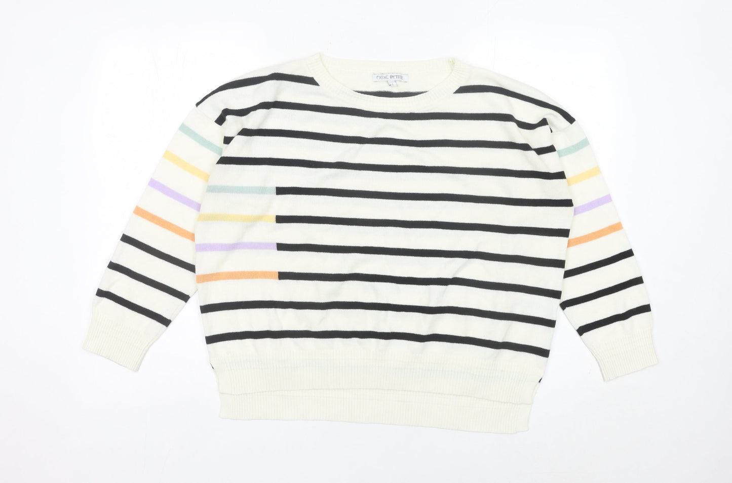 Next Women’s Multicoloured Striped Pullover Jumper L