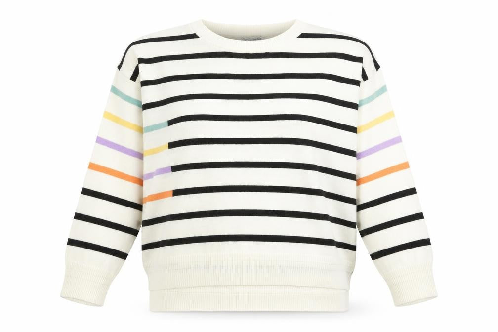 Next Women’s Multicoloured Striped Pullover Jumper L