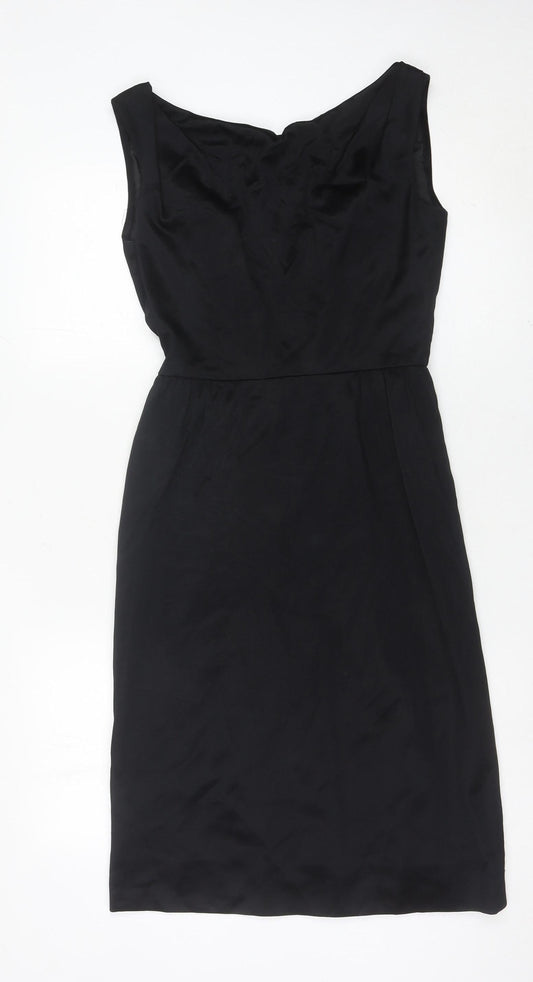 Kitty Copeland Women’s Black Size 12 Sheath Knee Length Dress