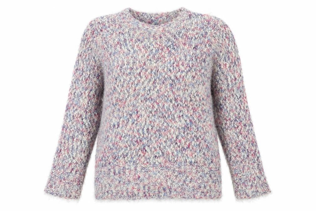 Bonmarché Women’s Multicoloured M Chunky Knit Pullover Jumper