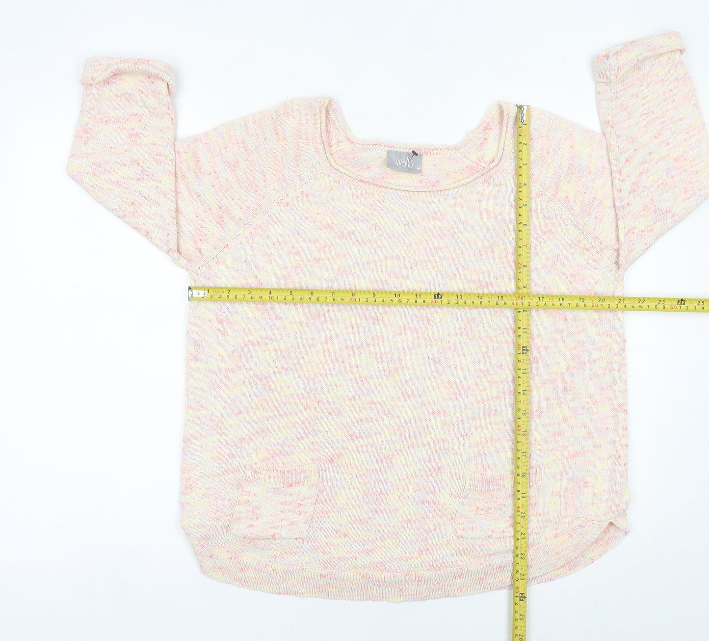 Wallis Women’s Multicoloured Knit Pullover Jumper Size M
