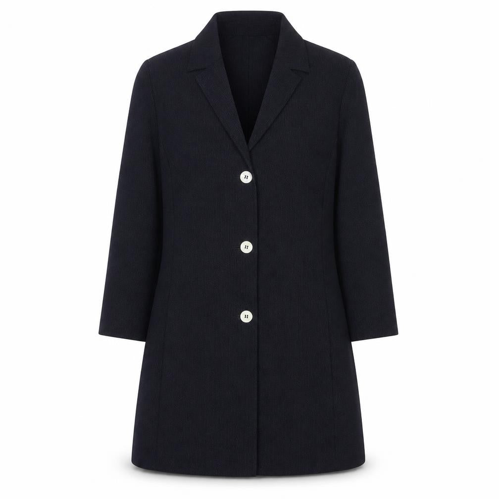 Bianca Women's Black Size 10 Mid-Length Blazer Jacket