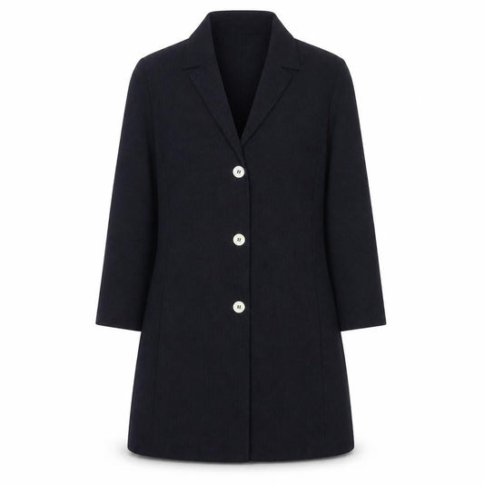 Bianca Women's Black Size 10 Mid-Length Blazer Jacket