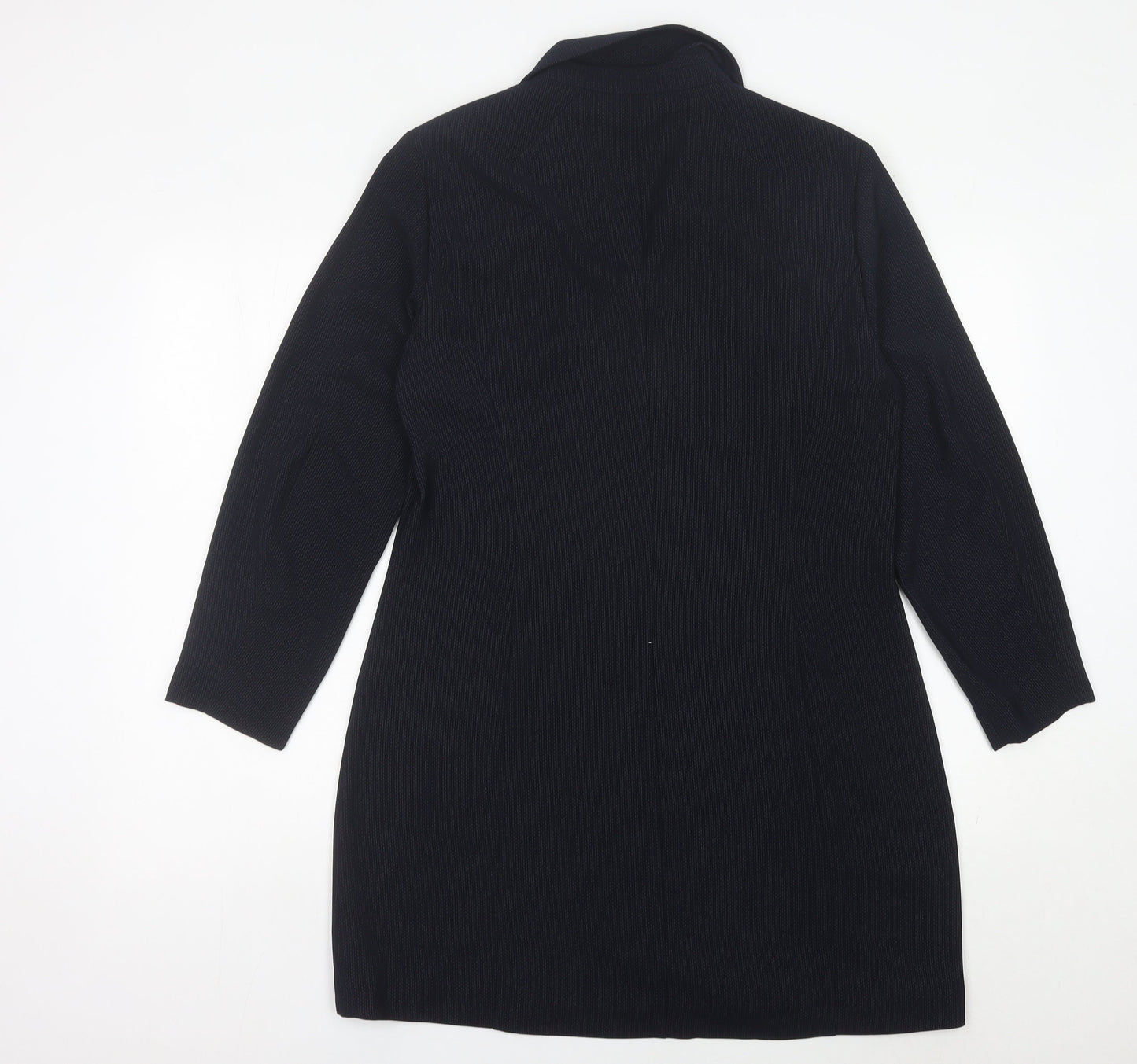 Bianca Women's Black Size 10 Mid-Length Blazer Jacket