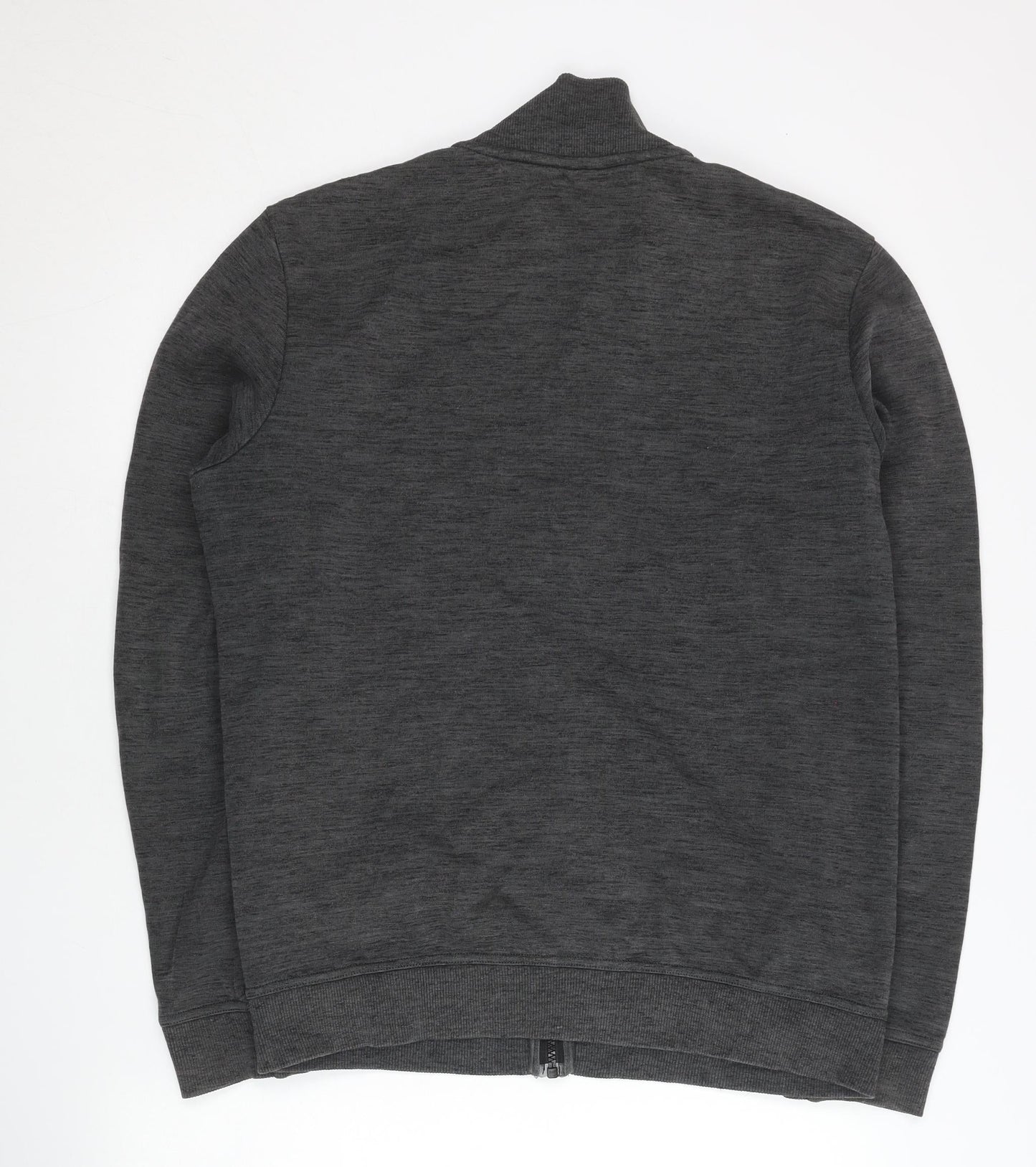Next Men’s Grey Full Zip Jacket M 39-41 in Regular Fit Cotton Blend