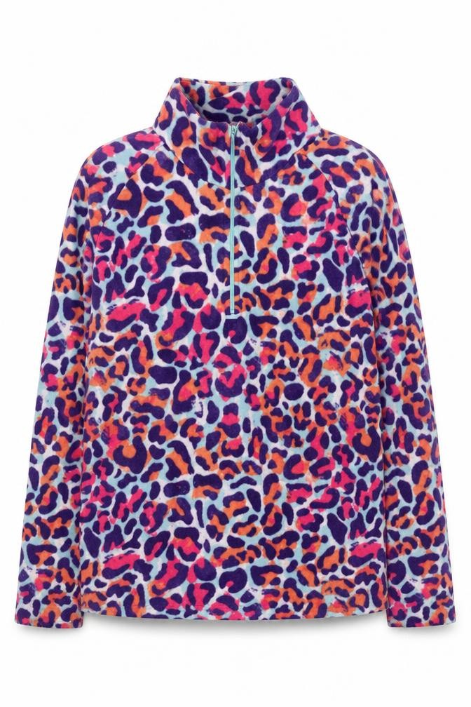 Mountain Warehouse Girls Multicoloured Fleece Sweatshirt 11-12Y 1/4 Zip