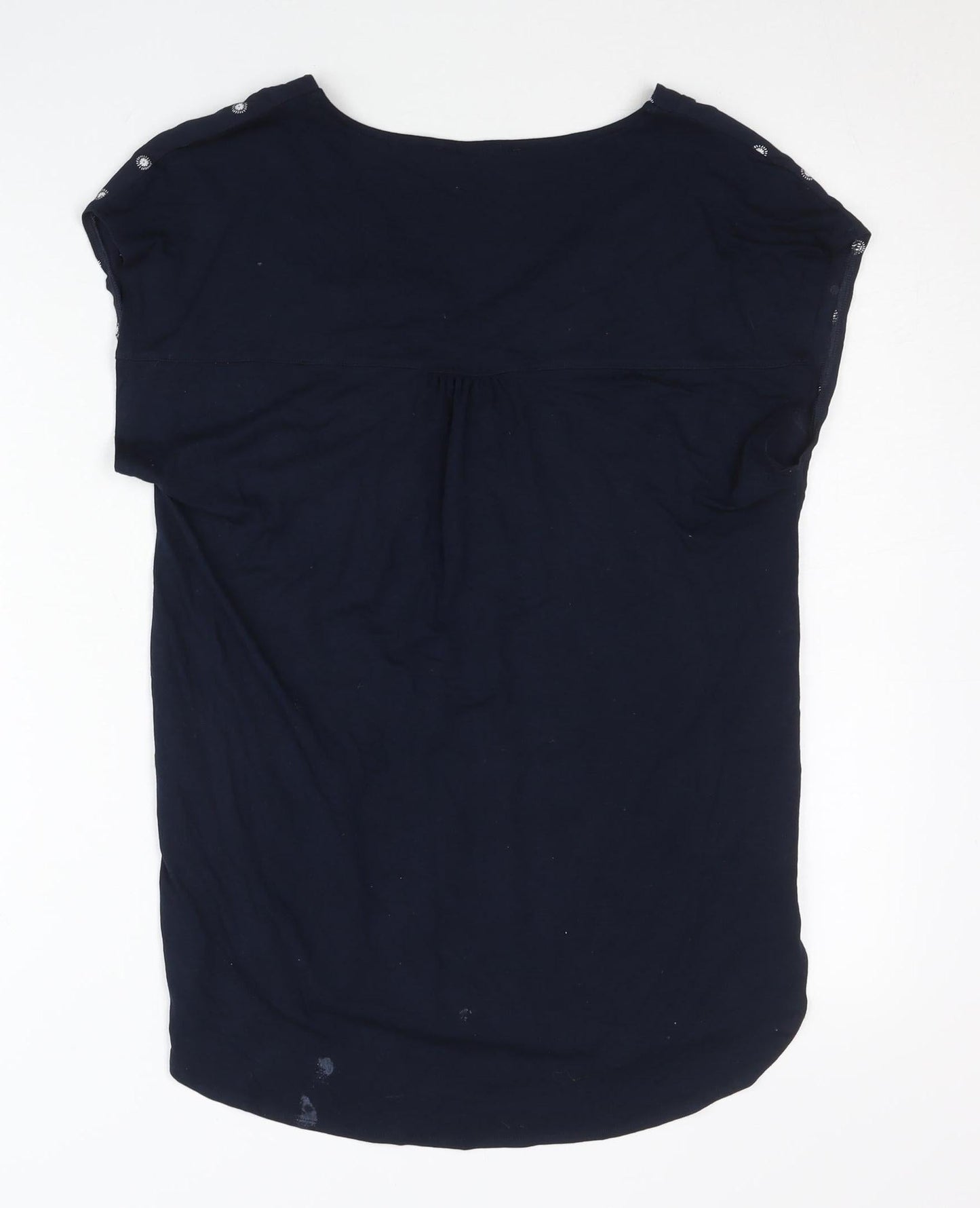 Marks and Spencer Women’s Blue Polka Dot Blouse Size 6 Viscose Tunic
