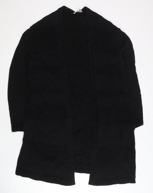 Monsoon Womens Black Medium Long Sleeve Knit Cardigan