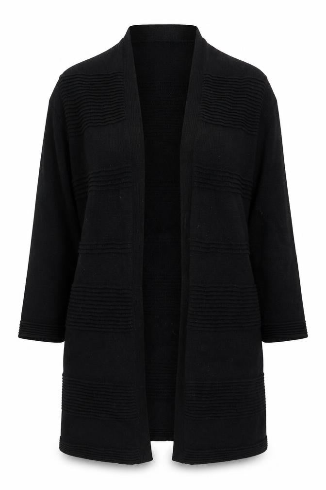 Monsoon Womens Black Medium Long Sleeve Knit Cardigan