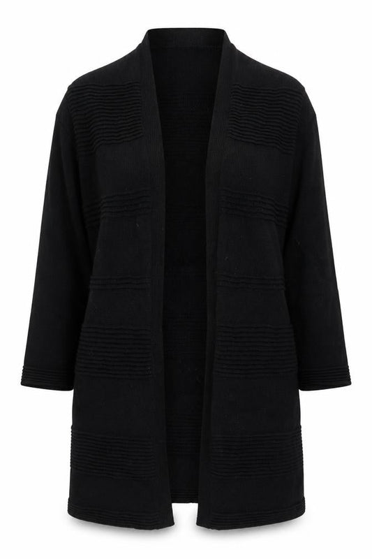 Monsoon Womens Black Medium Long Sleeve Knit Cardigan