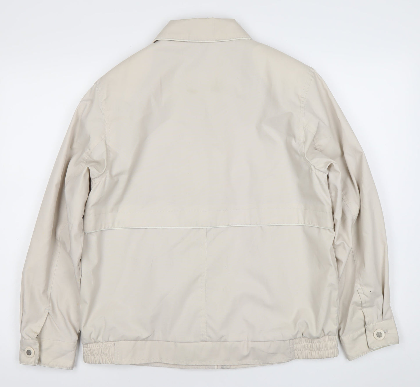 BHS Women Beige Jacket Size 14 Basic Casual Spring Coat