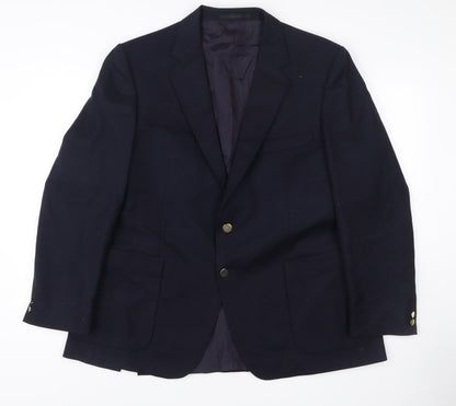 Marks & Spencer St Michael Men’s Blue Wool Blazer 43 Short Classic
