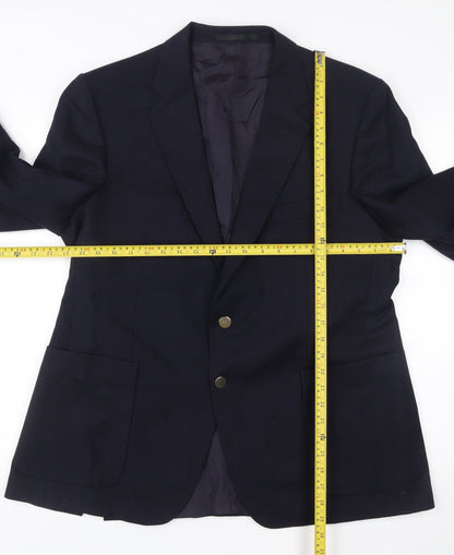 Marks & Spencer St Michael Men’s Blue Wool Blazer 43 Short Classic