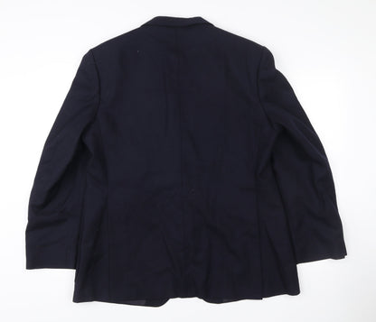 Marks & Spencer St Michael Men’s Blue Wool Blazer 43 Short Classic