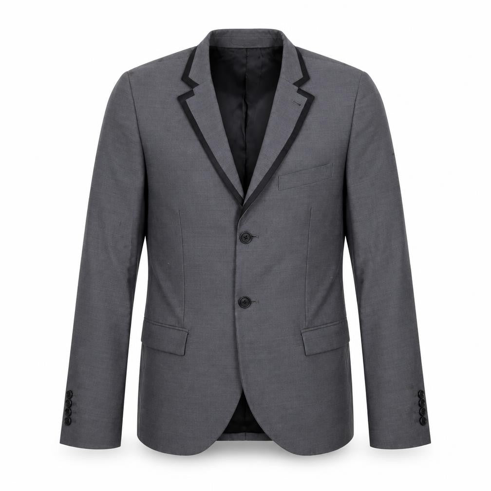 Topman Men's Grey Slim Fit Blazer Jacket Size 36 Chest Formal