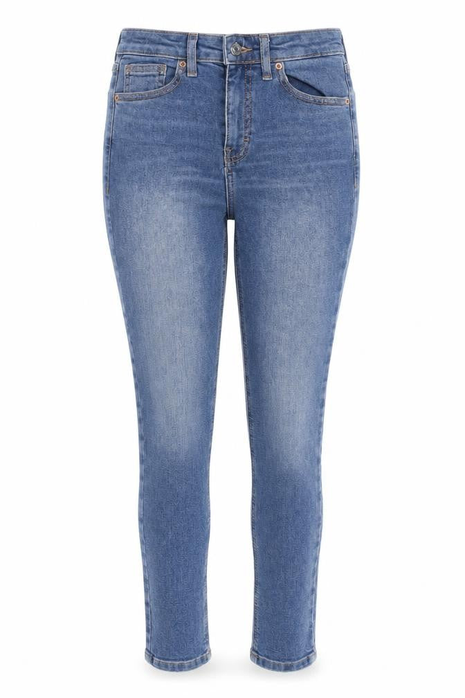 Topshop Women Blue Size 8 Skinny Slim Fit Denim Jeans W25 L32