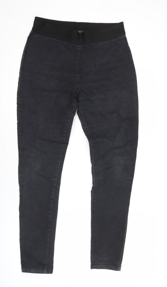 Marks and Spencer Teens Black Skinny Slim Fit Jeans Size 12