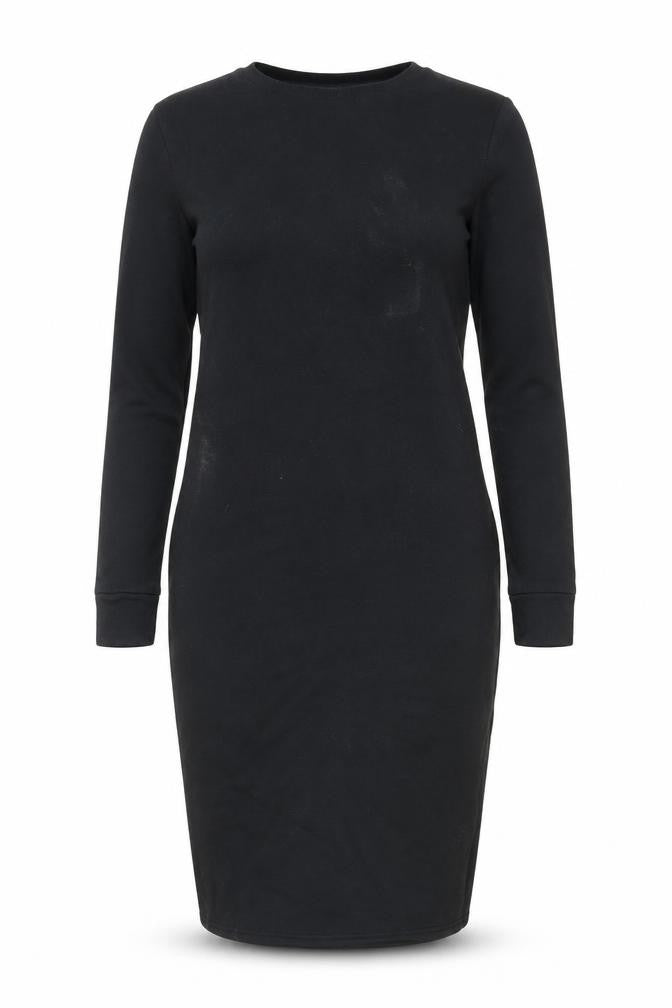 PRETTYLITTLETHING Women Black Size 10 Bodycon Long Sleeve Dress