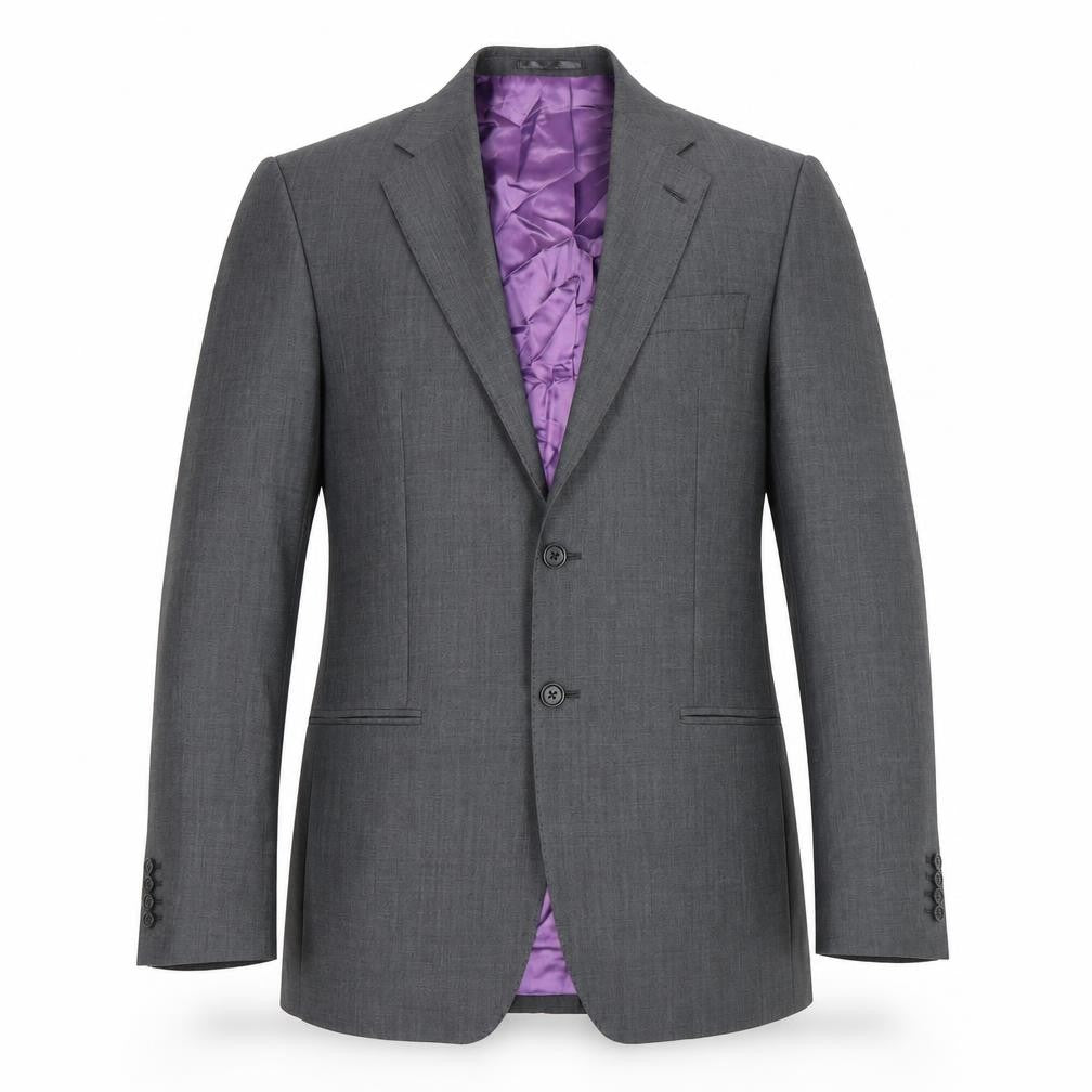 Charles Tyrwhitt Men’s Grey 38L Wool Blazer Jacket Classic Fit
