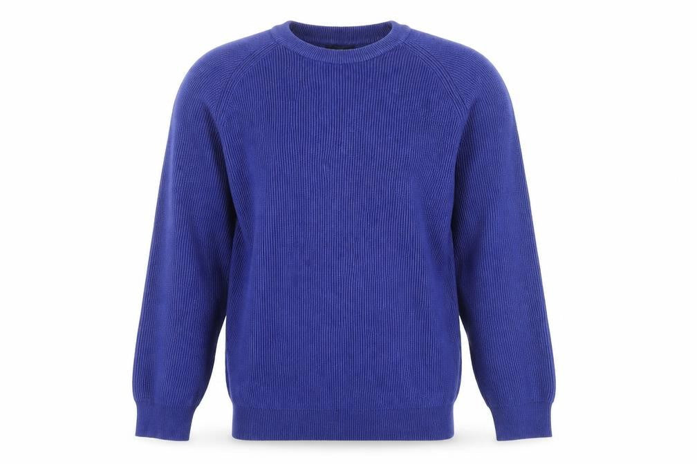 Next Men’s Blue Cotton Knit Crew Neck Jumper Size L