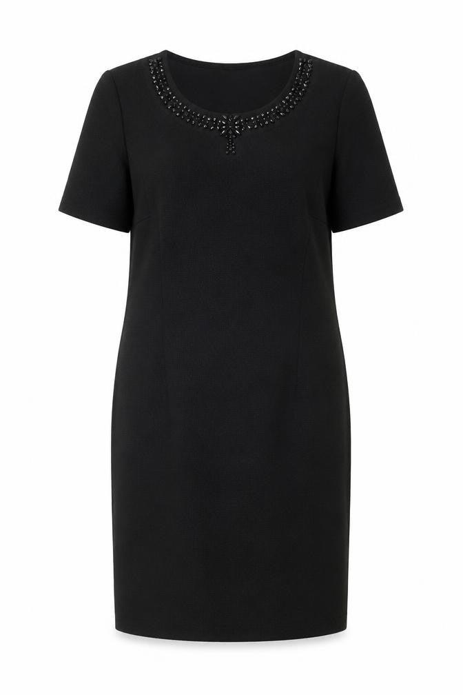 Marks & Spencer Women’s Black Beaded Sheath Dress Size 12