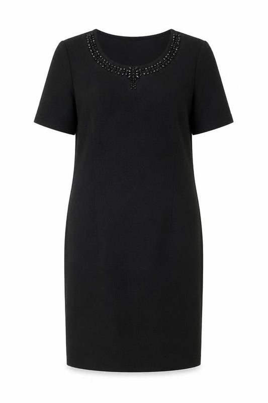 Marks & Spencer Women’s Black Beaded Sheath Dress Size 12