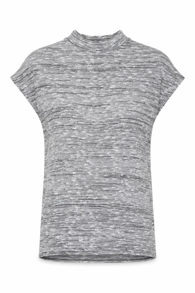 Sparkle & Fade Womens Grey Mock Neck Pullover Jumper Size M