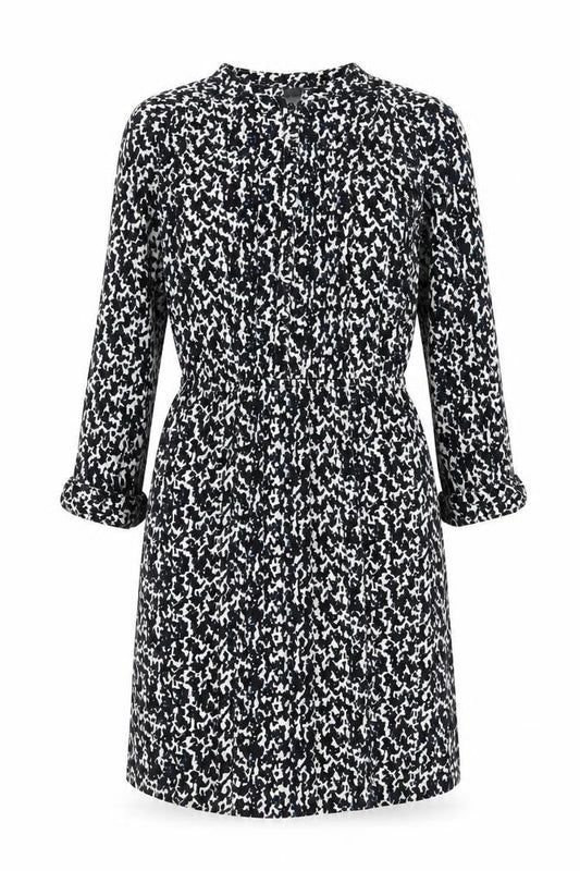 H&M Women’s Black Shirt Dress Size 8 Long Sleeve Knee Length