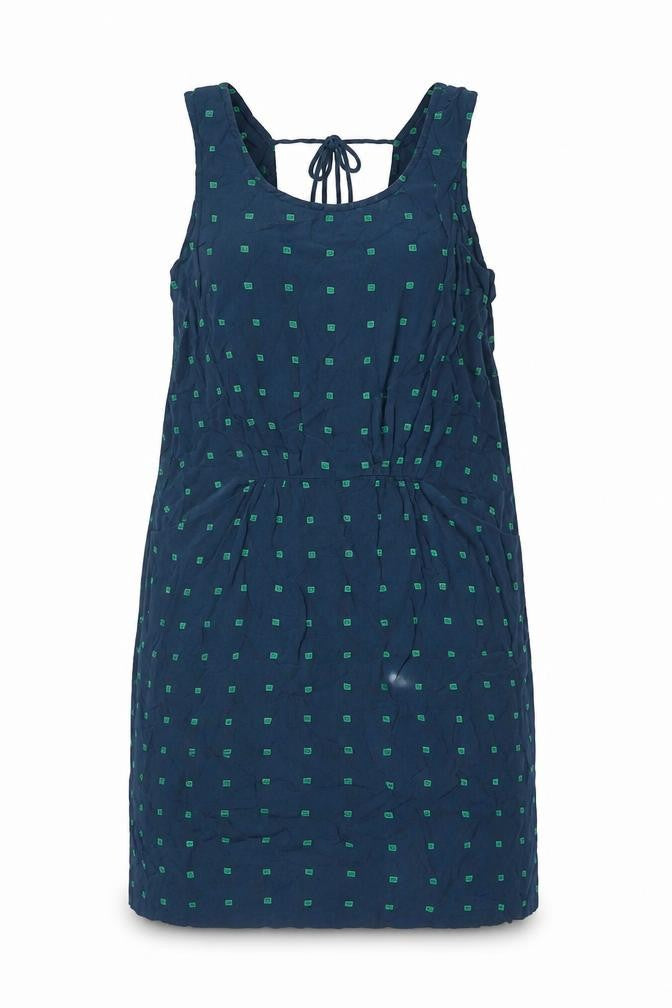 Nice Things Women Blue Viscose Shift Dress Size 10 Sleeveless
