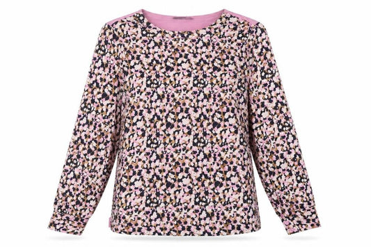 Marks and Spencer Women’s Multicolour Floral Blouse Size 14 Long Sleeve Jersey
